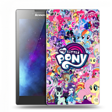 Силиконовый чехол на Lenovo Tab 3 7 с принтом My little pony Дружба чудо