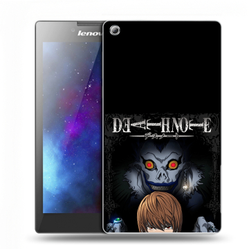 Силиконовый чехол на Lenovo Tab 3 7 с принтом Death note Тетрадь смерти