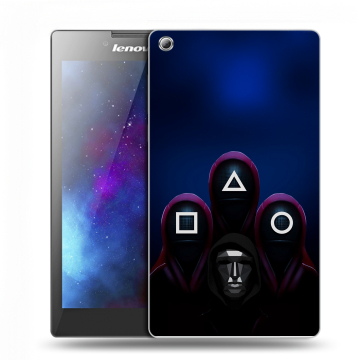 Силиконовый чехол на Lenovo Tab 3 7 с принтом Игра Кальмара