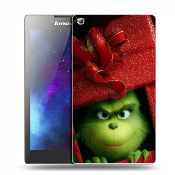 Силиконовый чехол на Lenovo Tab 3 7 с принтом Новый год