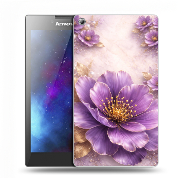 Силиконовый чехол на Lenovo Tab 3 7 с принтом женский
