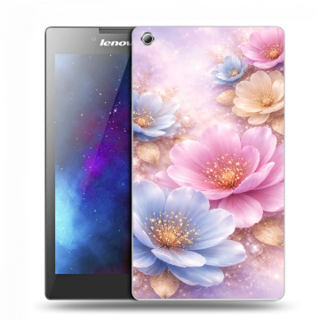 Силиконовый чехол на Lenovo Tab 3 7 с принтом женский