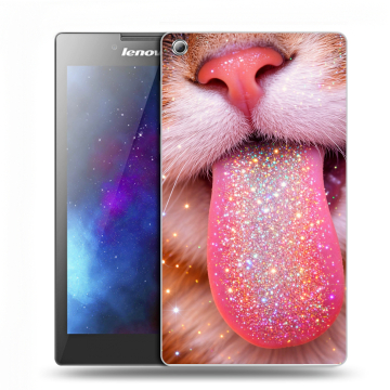 Силиконовый чехол на Lenovo Tab 3 7 с принтом для девочек