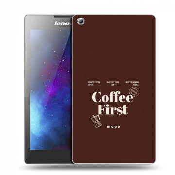 Силиконовый чехол на Lenovo Tab 3 7 с принтом женский