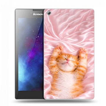 Силиконовый чехол на Lenovo Tab 3 7 с принтом женский