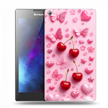Силиконовый чехол на Lenovo Tab 3 7 с принтом для девочек