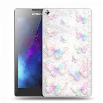 Силиконовый чехол на Lenovo Tab 3 7 с принтом женский