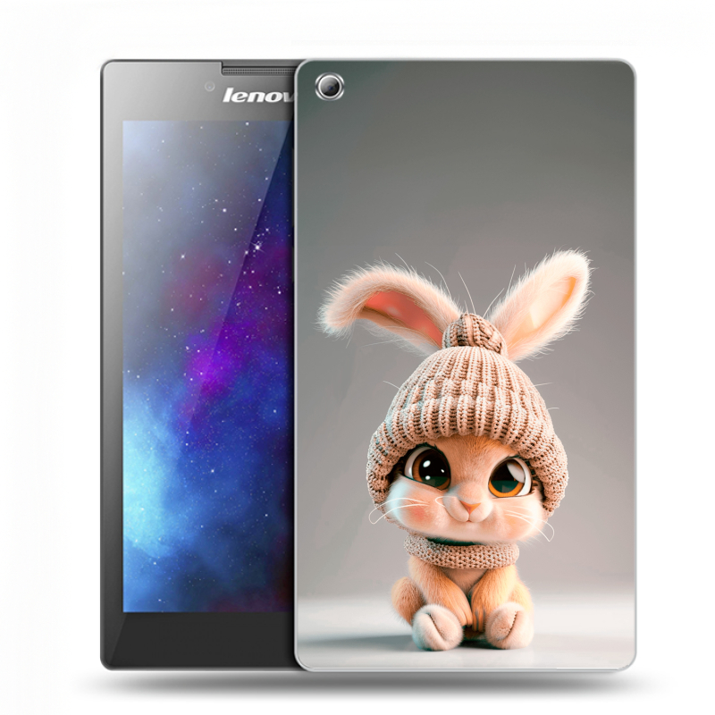 Силиконовый чехол на Lenovo Tab 3 7 с принтом Кролик Силиконовый чехол на Lenovo Tab 3 7 с принтом Кролик