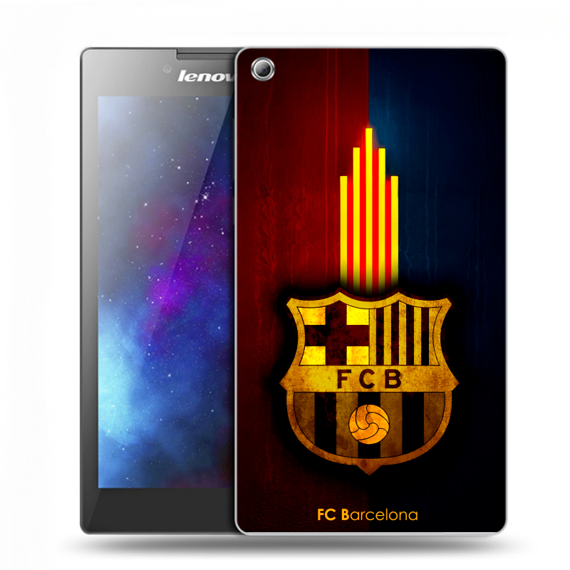 Силиконовый чехол на Lenovo Tab 3 7 с принтом Барселона Barcelona Силиконовый чехол на Lenovo Tab 3 7 с принтом Барселона Barcelona