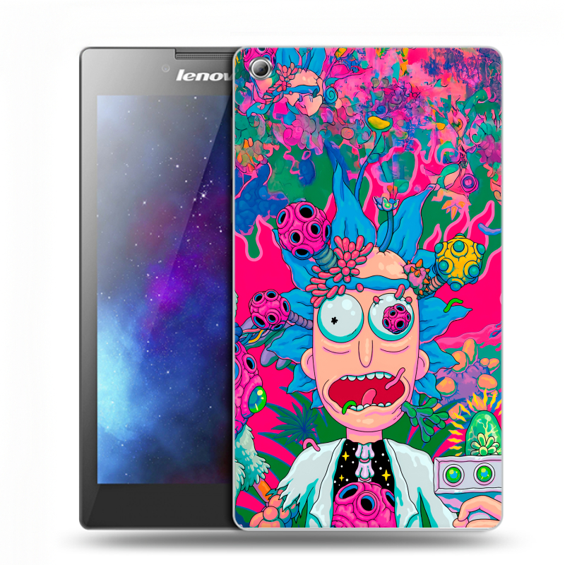 Силиконовый чехол на планшета Lenovo Tab 3 7 с принтом Рик и Морти Rick Morty Силиконовый чехол на планшета Lenovo Tab 3 7 с принтом Рик и Морти Rick Morty