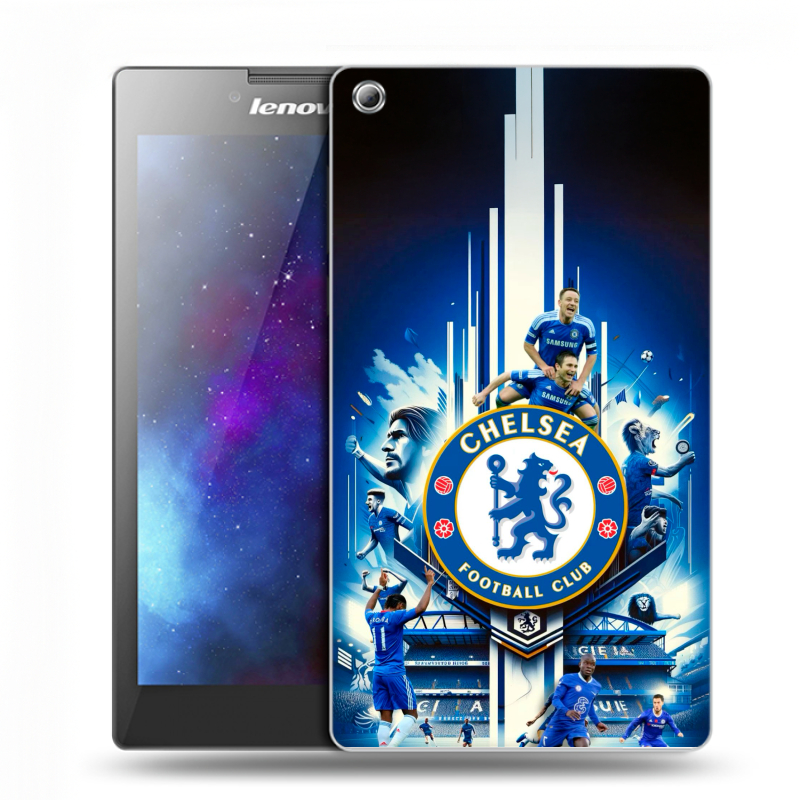 Силиконовый чехол на Lenovo Tab 3 7 с принтом Chelsea Челси Силиконовый чехол на Lenovo Tab 3 7 с принтом Chelsea Челси