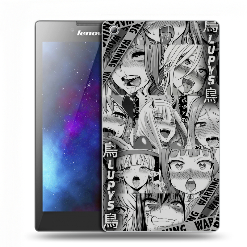 Силиконовый чехол на Lenovo Tab 3 7 с принтом Ahegao Ахегао Аниме Силиконовый чехол на Lenovo Tab 3 7 с принтом Ahegao Ахегао Аниме