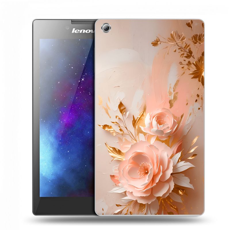 Силиконовый чехол на Lenovo Tab 3 7 с принтом женский Силиконовый чехол на Lenovo Tab 3 7 с принтом женский
