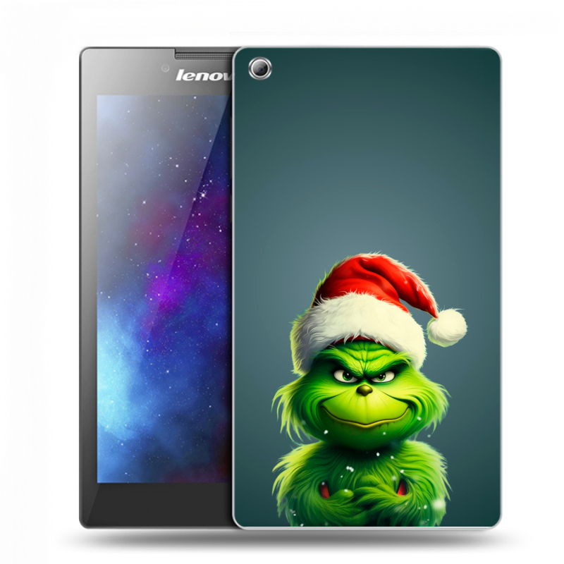 Силиконовый чехол на Lenovo Tab 3 7 с принтом Новый год Силиконовый чехол на Lenovo Tab 3 7 с принтом Новый год