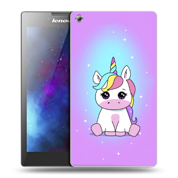 Силиконовый чехол на планшета Lenovo Tab 3 8 с принтом Единорог Силиконовый чехол на планшета Lenovo Tab 3 8 с принтом Единорог