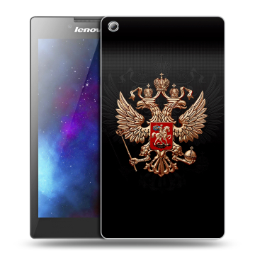 Силиконовый чехол на планшета Lenovo Tab 3 8 с принтом Герб России