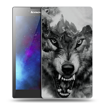 Силиконовый чехол на планшета Lenovo Tab 3 8 с принтом Волк Силиконовый чехол на планшета Lenovo Tab 3 8 с принтом Волк