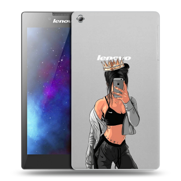 Силиконовый чехол на планшета Lenovo Tab 3 8 с принтом Женские принты