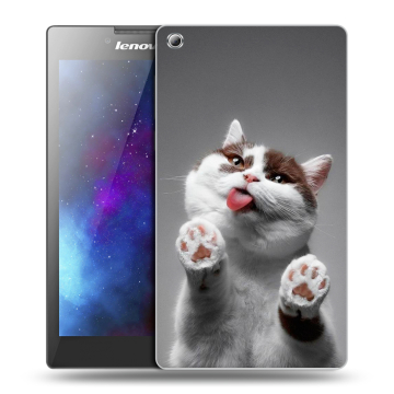 Силиконовый чехол на планшета Lenovo Tab 3 8 с принтом Коты Силиконовый чехол на планшета Lenovo Tab 3 8 с принтом Коты