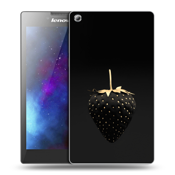 Силиконовый чехол на планшета Lenovo Tab 3 8 с принтом Черная клубника Силиконовый чехол на планшета Lenovo Tab 3 8 с принтом Черная клубника