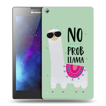 Силиконовый чехол на планшета Lenovo Tab 3 8 с принтом Лама Силиконовый чехол на планшета Lenovo Tab 3 8 с принтом Лама