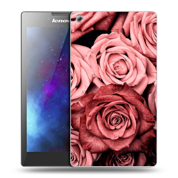 Силиконовый чехол на планшета Lenovo Tab 3 8 с принтом Цветы розы Силиконовый чехол на планшета Lenovo Tab 3 8 с принтом Цветы розы