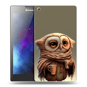 Силиконовый чехол на планшета Lenovo Tab 3 8 с принтом Сова Силиконовый чехол на планшета Lenovo Tab 3 8 с принтом Сова