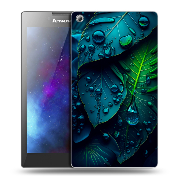 Силиконовый чехол на планшета Lenovo Tab 3 8 с принтом Листья Силиконовый чехол на планшета Lenovo Tab 3 8 с принтом Листья