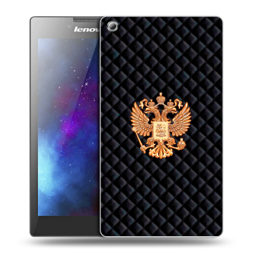 Силиконовый чехол на Lenovo Tab 3 8 с принтом Герб России принт