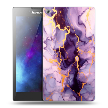 Силиконовый чехол на Lenovo Tab 3 8 с принтом Мрамор Силиконовый чехол на Lenovo Tab 3 8 с принтом Мрамор