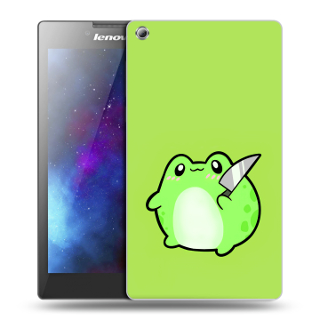 Силиконовый чехол на Lenovo Tab 3 8 с принтом Лягушенок