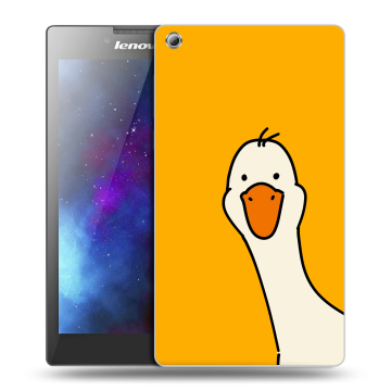 Силиконовый чехол на Lenovo Tab 3 8 с принтом Утка Силиконовый чехол на Lenovo Tab 3 8 с принтом Утка