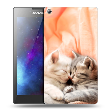 Силиконовый чехол на Lenovo Tab 3 8 с принтом Котята Силиконовый чехол на Lenovo Tab 3 8 с принтом Котята