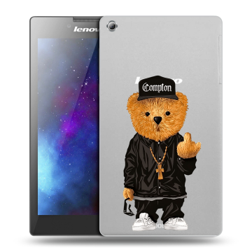 Силиконовый чехол на Lenovo Tab 3 8 с принтом Мишка