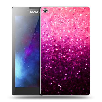 Силиконовый чехол на Lenovo Tab 3 8 с принтом Блестки