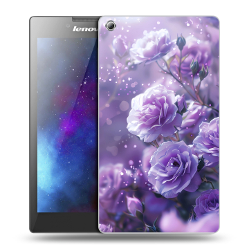 Силиконовый чехол на Lenovo Tab 3 8 с принтом Розы цветы