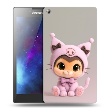 Силиконовый чехол на Lenovo Tab 3 8 с принтом Куроми Kuromi Силиконовый чехол на Lenovo Tab 3 8 с принтом Куроми Kuromi