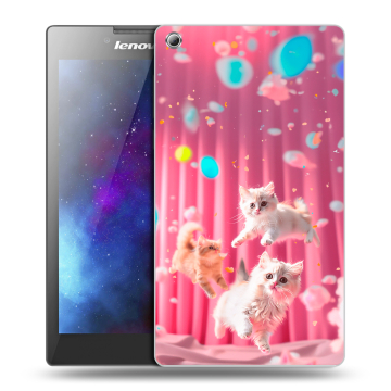 Силиконовый чехол на Lenovo Tab 3 8 с принтом милые котики Силиконовый чехол на Lenovo Tab 3 8 с принтом милые котики