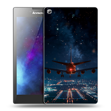 Силиконовый чехол на Lenovo Tab 3 8 с принтом самолет