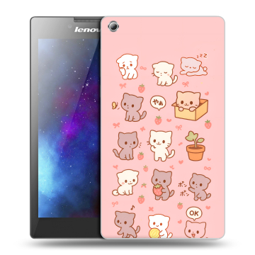 Силиконовый чехол на Lenovo Tab 3 8 с принтом Hello Kitty Хелоу Кити Силиконовый чехол на Lenovo Tab 3 8 с принтом Hello Kitty Хелоу Кити