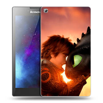 Силиконовый чехол на Lenovo Tab 3 8 с принтом Как приручить дракона Силиконовый чехол на Lenovo Tab 3 8 с принтом Как приручить дракона