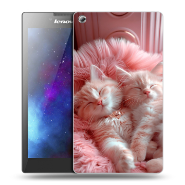 Силиконовый чехол на Lenovo Tab 3 8 с принтом котята котики