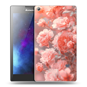 Силиконовый чехол на Lenovo Tab 3 8 с принтом Розы цветы Силиконовый чехол на Lenovo Tab 3 8 с принтом Розы цветы