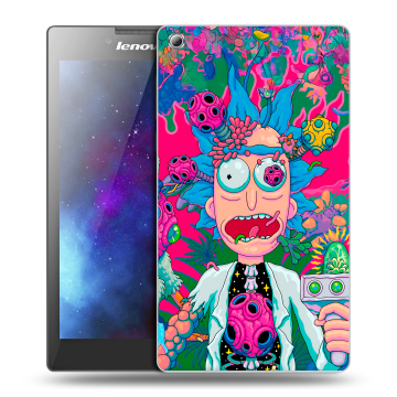 Силиконовый чехол на Lenovo Tab 3 8 с принтом Рик и Морти Rick Morty