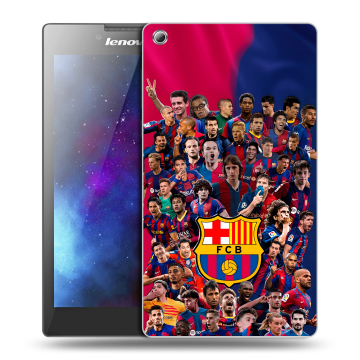 Силиконовый чехол на Lenovo Tab 3 8 с принтом Барселона Barcelona Силиконовый чехол на Lenovo Tab 3 8 с принтом Барселона Barcelona