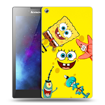 Силиконовый чехол на Lenovo Tab 3 8 с принтом Спанч боб Спанчбоб Силиконовый чехол на Lenovo Tab 3 8 с принтом Спанч боб Спанчбоб