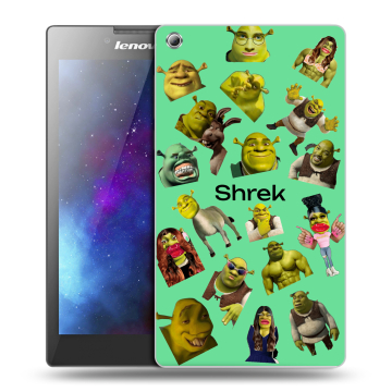 Силиконовый чехол на Lenovo Tab 3 8 с принтом Шрек Shrek Силиконовый чехол на Lenovo Tab 3 8 с принтом Шрек Shrek