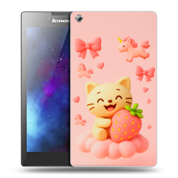 Силиконовый чехол на планшета Lenovo Tab 3 8 с принтом для девочек