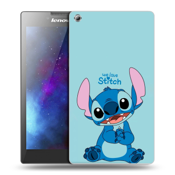 Силиконовый чехол на планшета Lenovo Tab 3 8 с принтом Лило и Стич