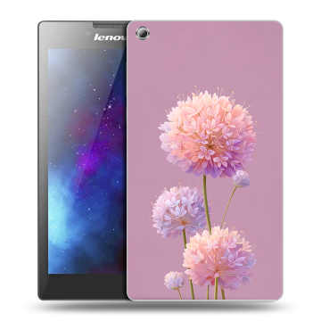 Силиконовый чехол на планшета Lenovo Tab 3 8 с принтом Цветы